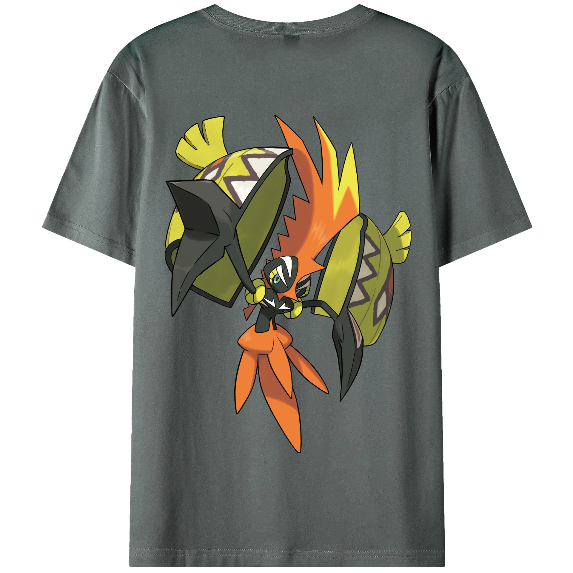 （画像用） ポケットモンスター Pokémon 綿100％半袖Tシャツ（背面プリント）